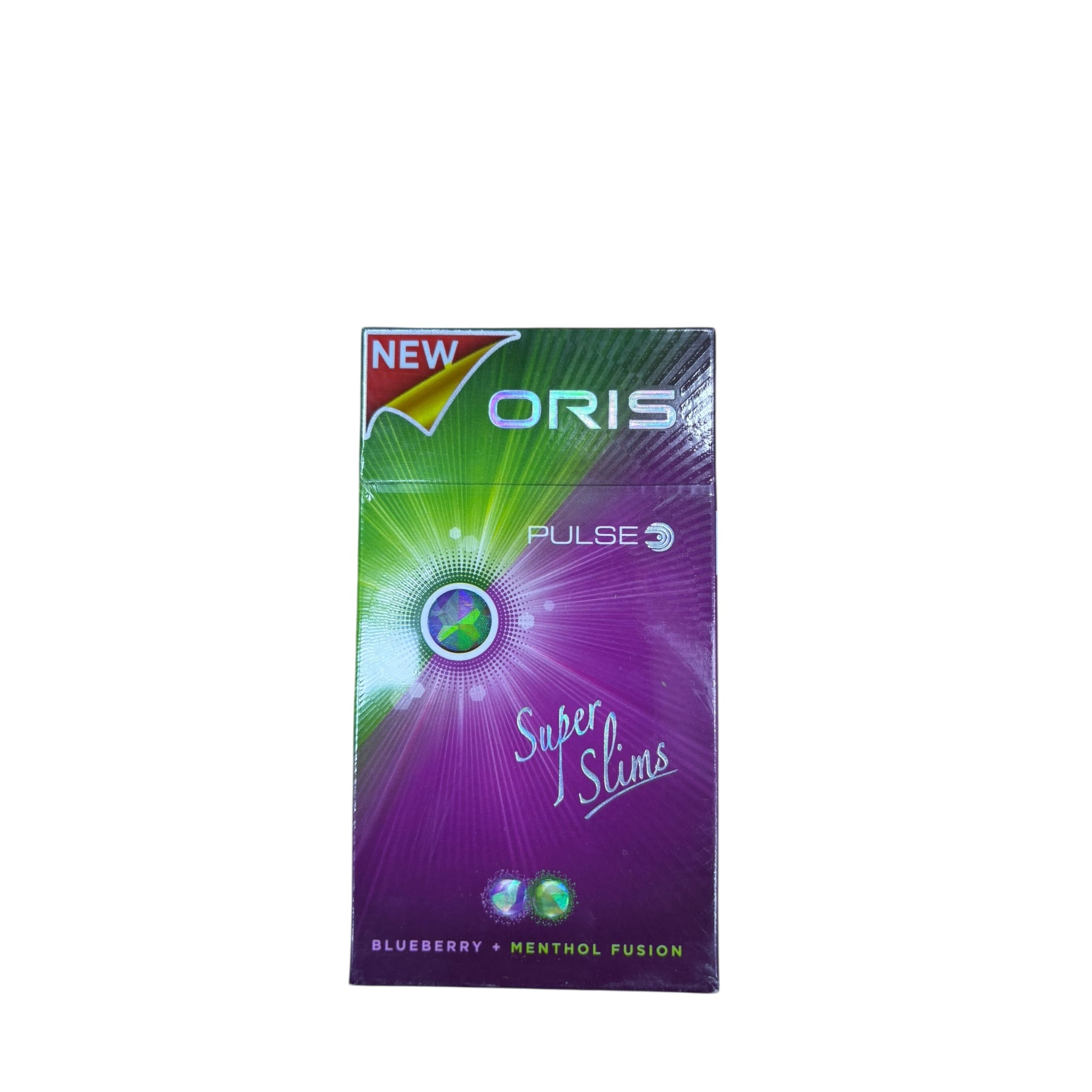دخان سجائر ORIS Pulse Super Slims – توت أزرق + منثول – AZ SMOKER