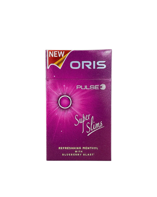 دخان سجائر ORIS Pulse Super Slims – توت أزرق + منتول