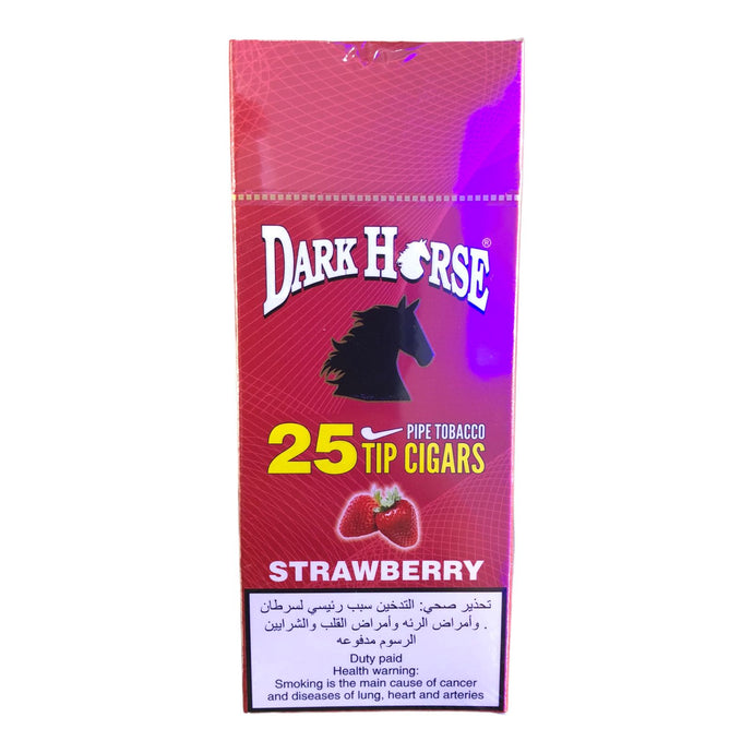 DARK HORSE CIGAR  صندوق   سيجار دارك هورس  25 سيجاره بنكهه الفراوله