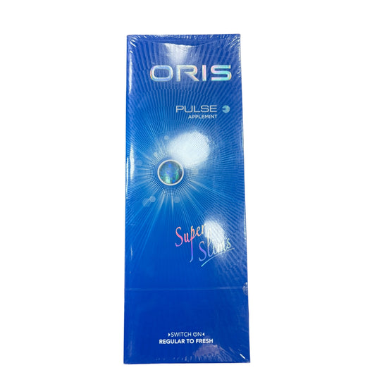 دخان سجائر ORIS Pulse Super Slims – تفاح + نعناع