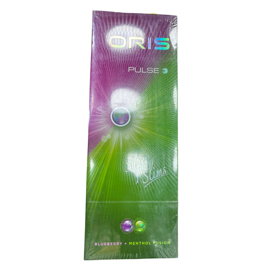 دخان سجائر ORIS Pulse Super Slims – توت أزرق + منثول