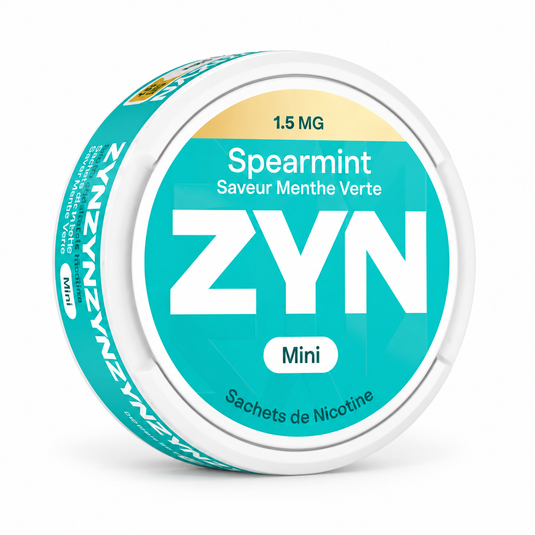 أكياس نيكوتين ZYN Mini Spearmint 1.5mg – نعناع أخضر