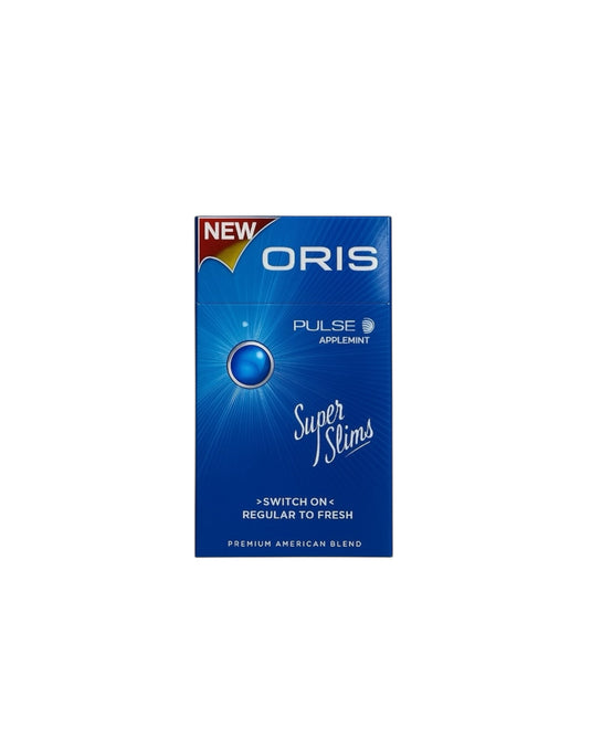 دخان سجائر ORIS Pulse Super Slims – تفاح + نعناع
