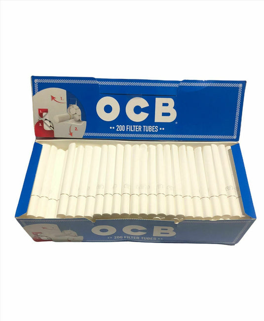 Cigarette Filter OCB صندوق أنابيب السجائر الفارغه ماركه
