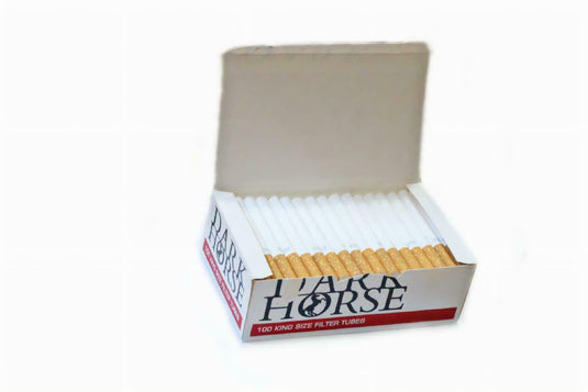 Cigarette Filter Dark Horse  صندوق أنابيب السجائر الفارغه ماركه