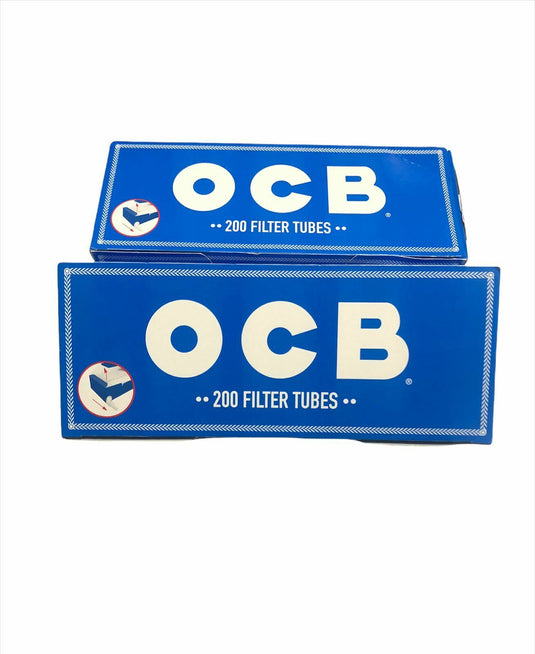 Cigarette Filter OCB صندوق أنابيب السجائر الفارغه ماركه