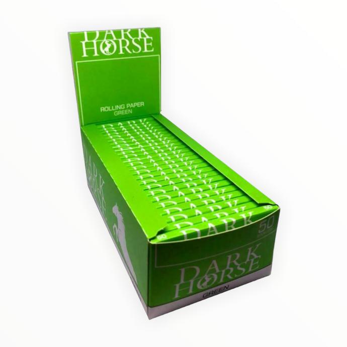 Dark Horse Green صندوق ورق لف السجائر  دارك هورس