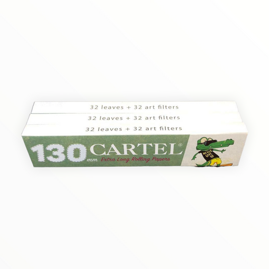 CARTEL130 mm  دفتر ورق لف السجائر  كارتيل كنق سايز بحجم