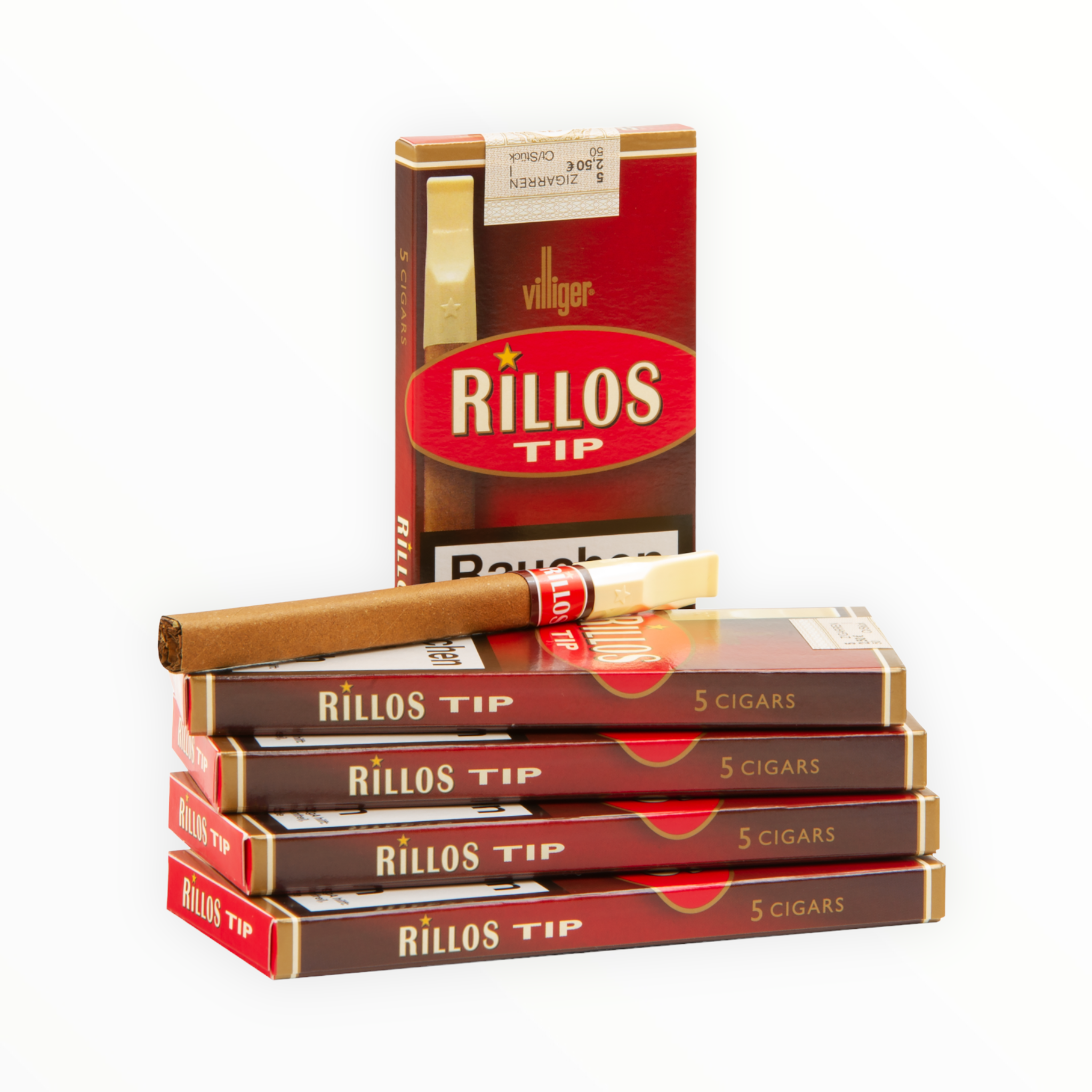 Pacones Rillos Villiger Rillos Tip عبوه من سيجار فليجر رولس - AZ SMOKER