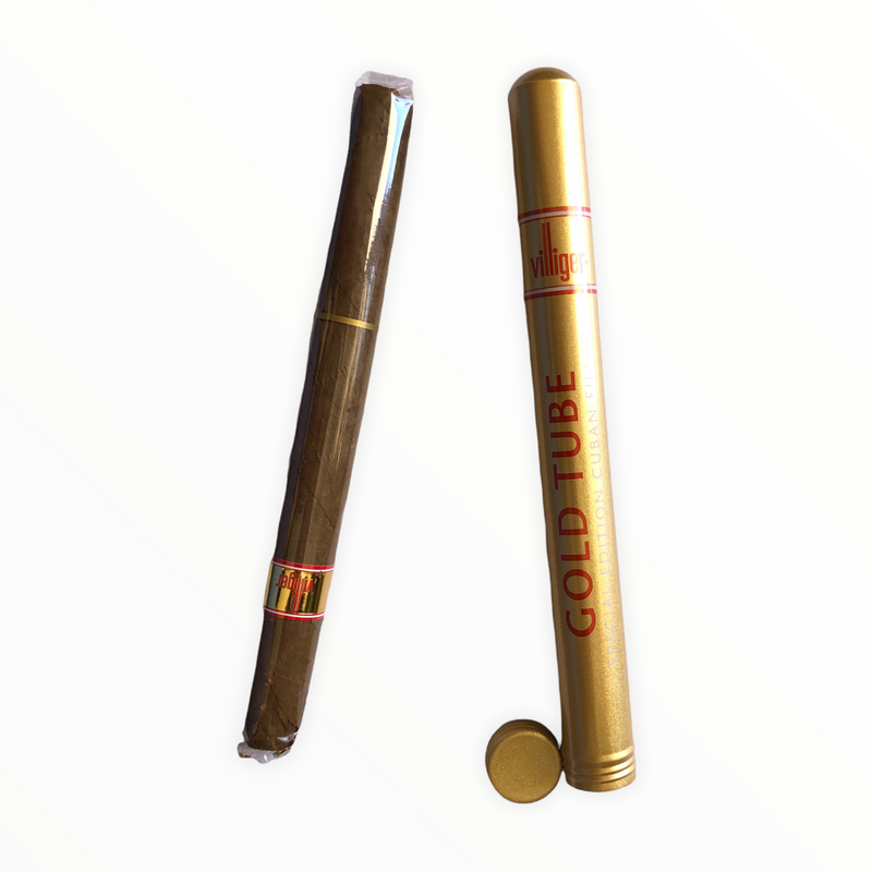 تحميل الصورة في عارض المعرض, VILLIGER GOLD TUBE عبوه من سيجار فليجر تيوب الذهبي الفاخر
