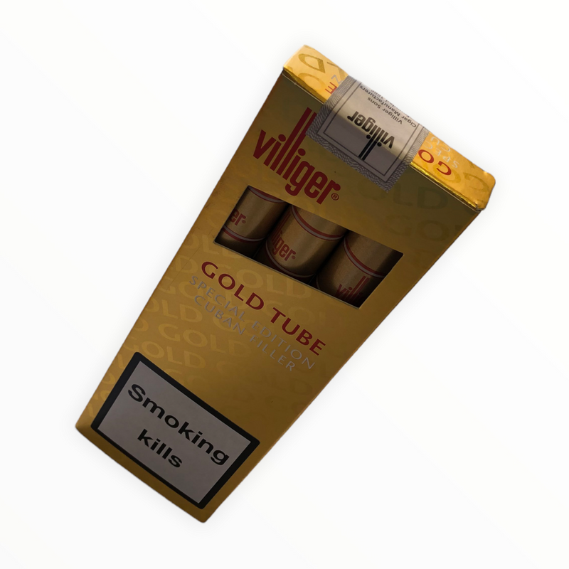 تحميل الصورة في عارض المعرض, VILLIGER GOLD TUBE عبوه من سيجار فليجر تيوب الذهبي الفاخر
