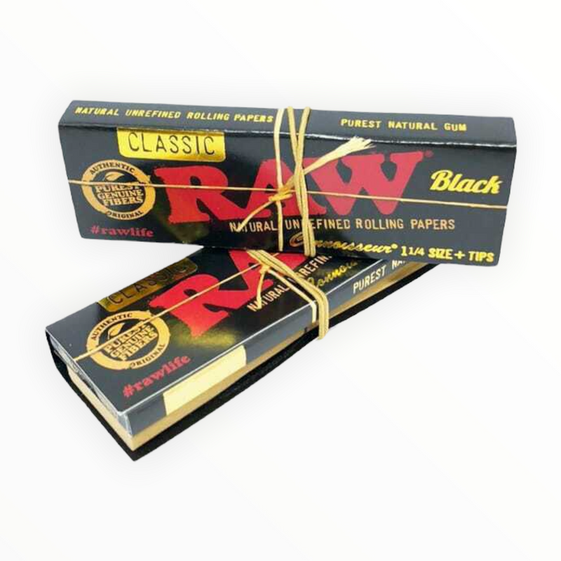 تحميل الصورة في عارض المعرض, RAW Classic Black  1¼  صندوق ورق راو الأسود
