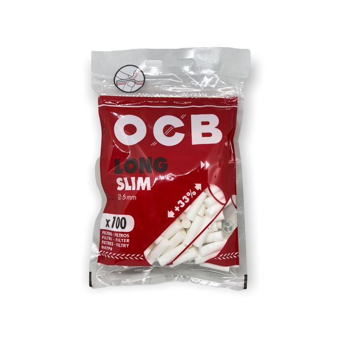 OCB Slim Long 6mm  كيس فلاتر او سي بي سلم طويله