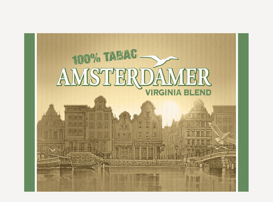 AMSTERDAMER VIRGINIA BLEND    تبغ أمستردام فرجينيا ألعضوي  30جرام