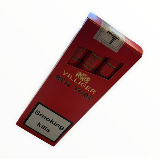 VILLIGER RED TUBE عبوه من سيجار فليجر تيوب أحمر الفاخر